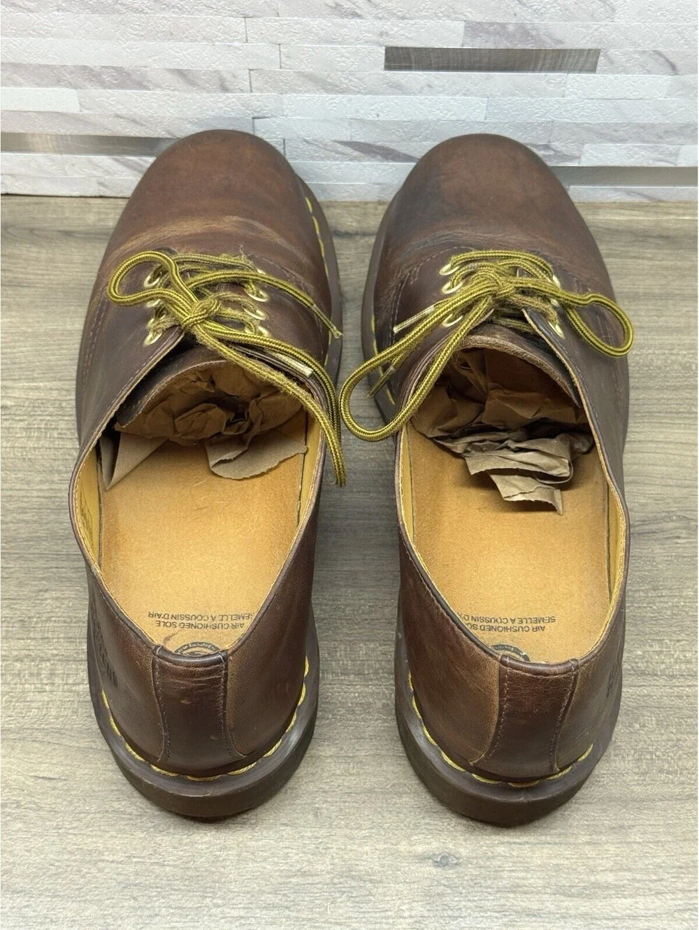 Dr Martens Oxford Ankle 1561 Brown Shoes Boots US 13 UK 12 EU 47 Dress Boots